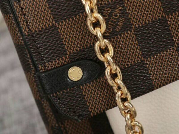 Replica Louis Vuitton Damier Ebene Canvas Vavin PM Bag In Cream - Image 9