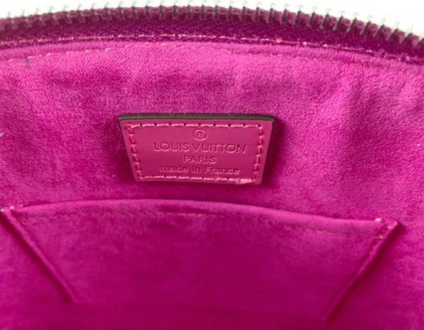 Replica Louis Vuitton Epi Leather Alma BB Handbag In Pondichery Pink With Jacquard Strap - Image 7