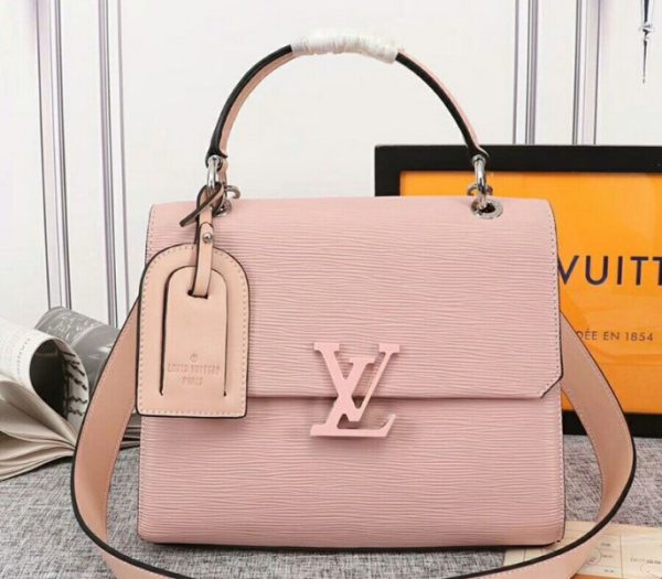 Replica Louis Vuitton Epi Leather Grenelle MM Bag In Pink