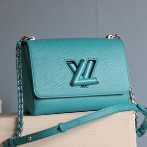 Replica Louis Vuitton Epi Leather Twist MM Bag In Celestial Blue