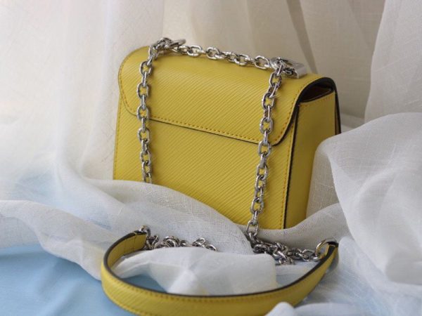 Replica Louis Vuitton Epi Leather Twist Mini Bag In Yellow - Image 3