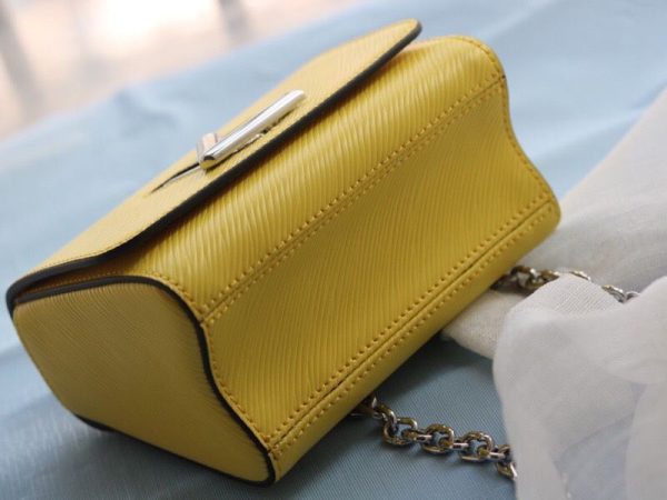 Replica Louis Vuitton Epi Leather Twist Mini Bag In Yellow - Image 5