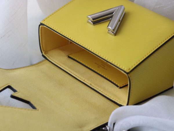 Replica Louis Vuitton Epi Leather Twist Mini Bag In Yellow - Image 6