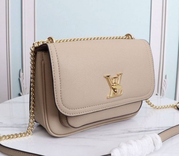 Replica Louis Vuitton Lockme Chain PM Bag In Galet Gray - Image 2