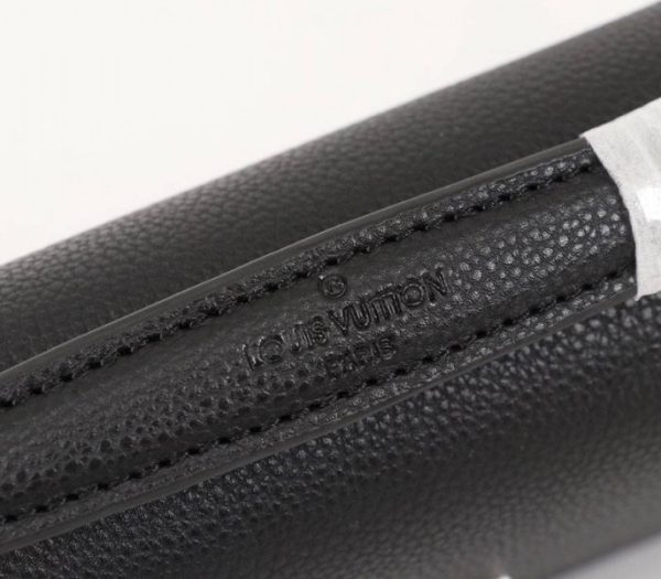 Replica Louis Vuitton Lockme Clutch In Black - Image 9