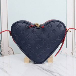 Replica Louis Vuitton Monogram Empreinte Game On Coeur Bag In Navy Blue
