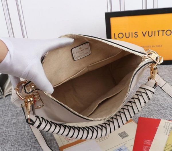 Replica Louis Vuitton Monogram Empreinte Leather Maida Hobo In Cream - Image 5