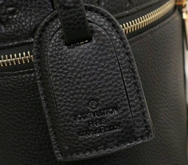Replica Louis Vuitton Monogram Empreinte Melie Hobo In Black - Image 9