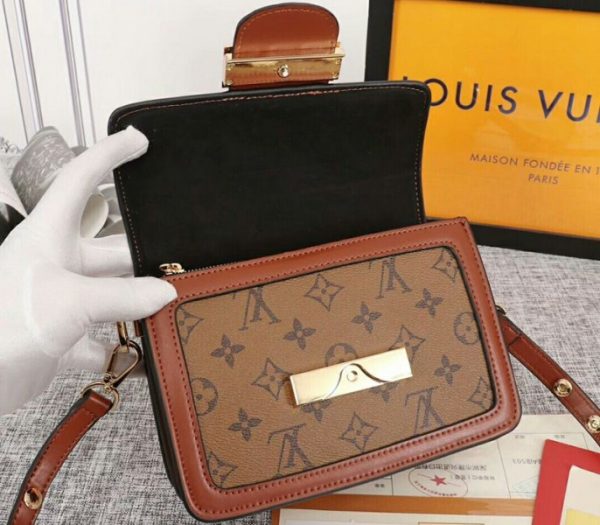 Replica Louis Vuitton Monogram Reverse Canvas Mini Dauphine Bag - Image 5