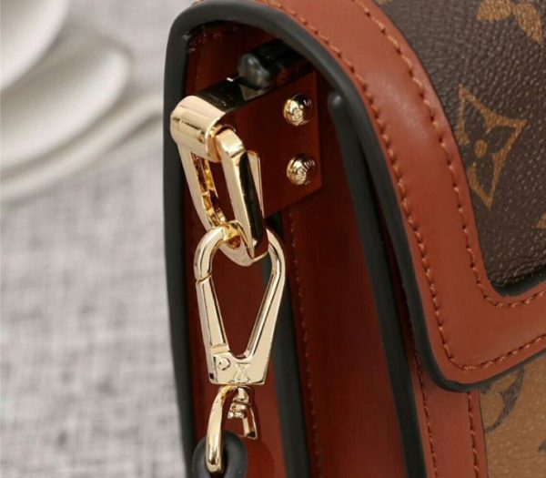 Replica Louis Vuitton Monogram Reverse Canvas Mini Dauphine Bag - Image 9
