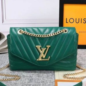 Replica Louis Vuitton New Wave Chain Bag In Emerald Green