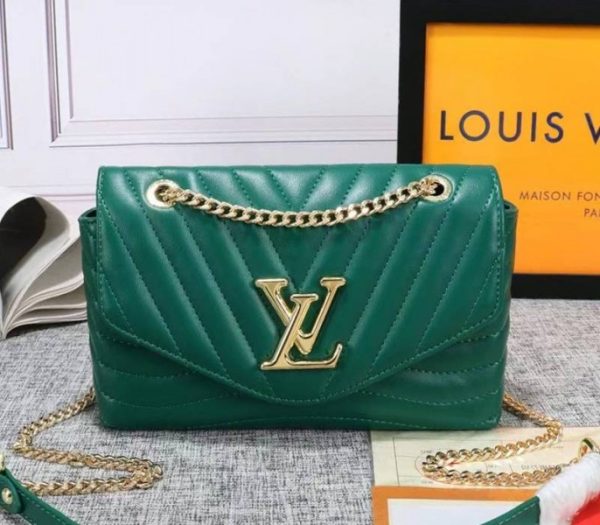 Replica Louis Vuitton New Wave Chain Bag In Emerald Green