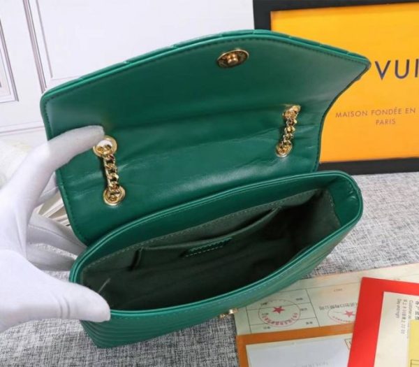 Replica Louis Vuitton New Wave Chain Bag In Emerald Green - Image 6