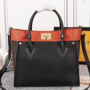 Replica Louis Vuitton On My Side Bag In Black