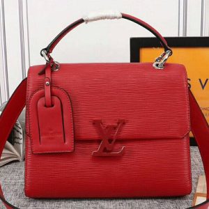 Replica Louis Vuitton Epi Leather Grenelle MM Bag In Red
