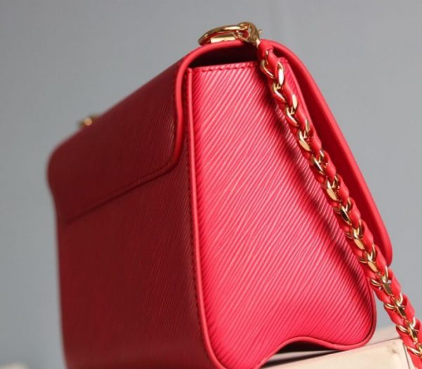 Replica Louis Vuitton Epi Leather Twist MM Bag In Red - Image 6