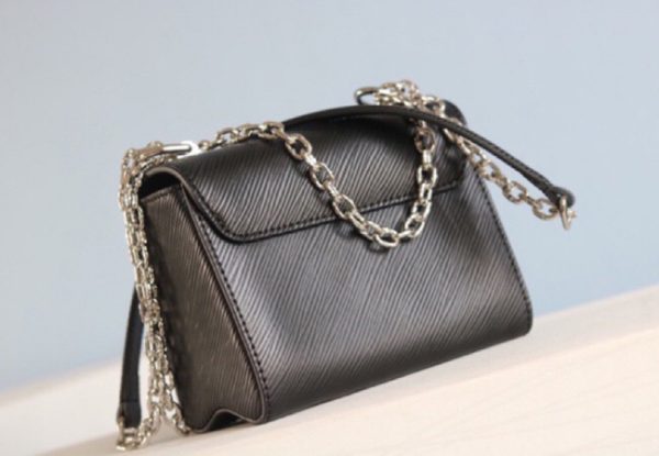 Replica Louis Vuitton Epi Leather Twist Mini Bag In Black - Image 2