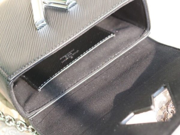 Replica Louis Vuitton Epi Leather Twist Mini Bag In Black - Image 6