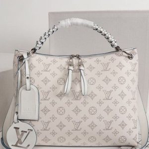 Replica Louis Vuitton Mahina Beaubourg MM Hobo In Off White