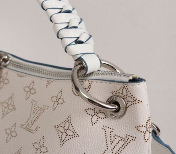 Replica Louis Vuitton Mahina Beaubourg MM Hobo In Off White - Image 8