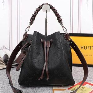 Replica Louis Vuitton Mahina Muria Bag In Black