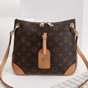 Replica Louis Vuitton Monogram Canvas Odeon PM Bag In Natural