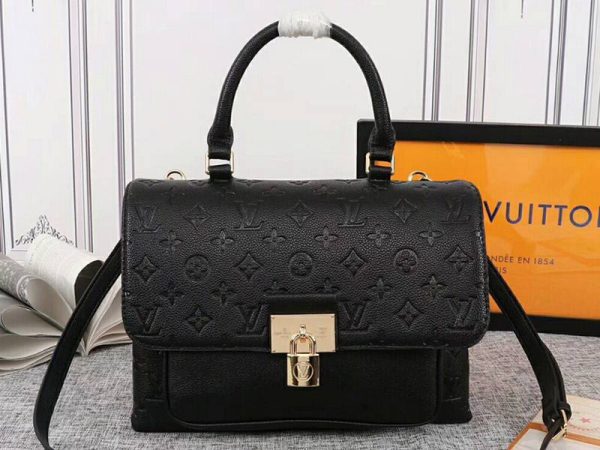 Replica Louis Vuitton Monogram Empreinte Marignan Bag In Black