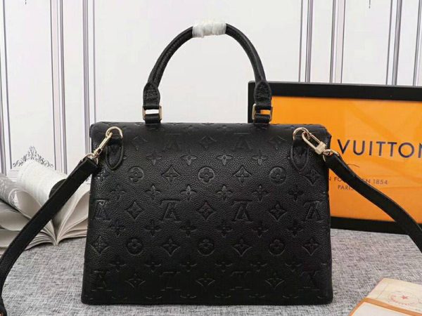 Replica Louis Vuitton Monogram Empreinte Marignan Bag In Black - Image 3
