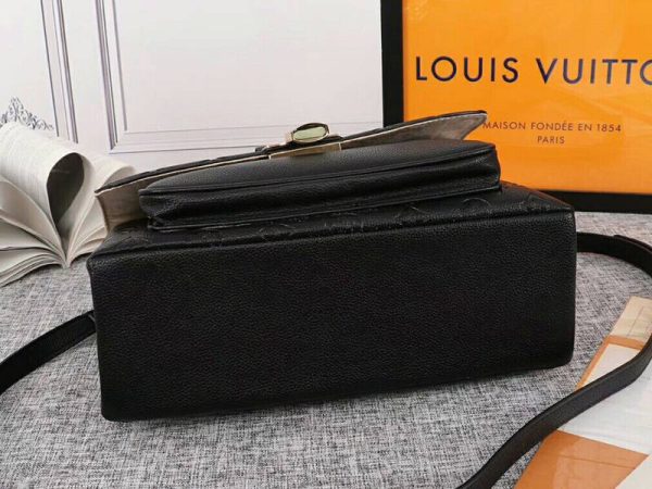 Replica Louis Vuitton Monogram Empreinte Marignan Bag In Black - Image 4