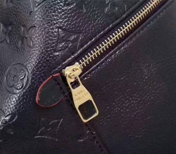Replica Louis Vuitton Monogram Empreinte Melie Hobo In Navy Blue - Image 7