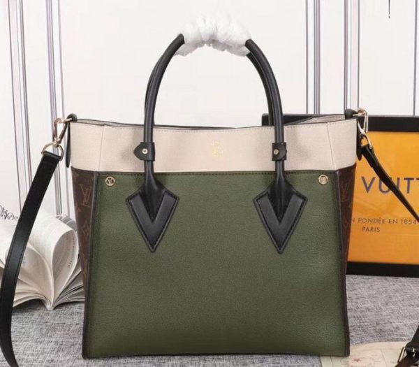 Replica Louis Vuitton On My Side Bag In Laurier Green