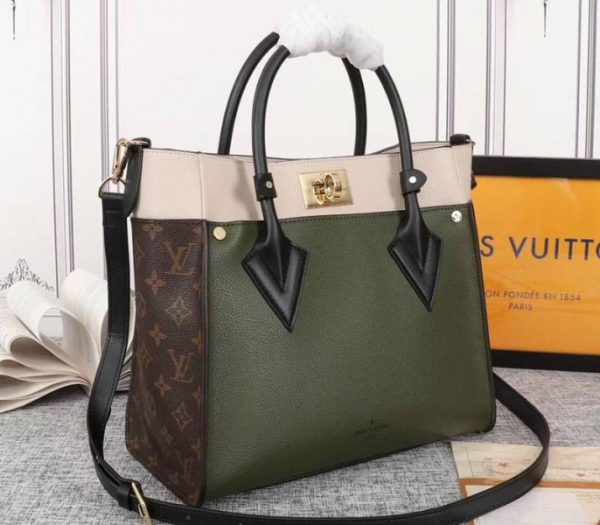 Replica Louis Vuitton On My Side Bag In Laurier Green - Image 2