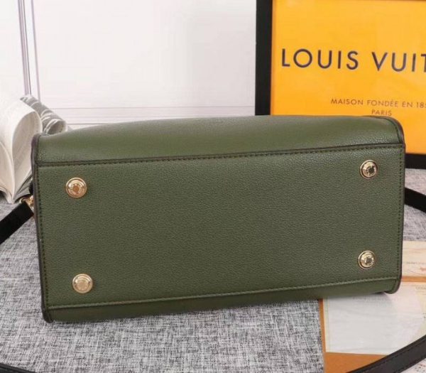 Replica Louis Vuitton On My Side Bag In Laurier Green - Image 4