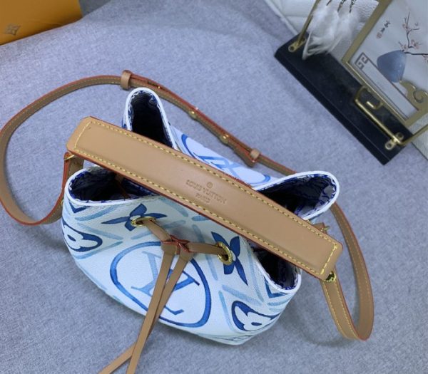Replica Louis Vuitton LV By The Pool Monogram Tiles Canvas NeoNoe BB Bag In Lagoon Blue - Image 6