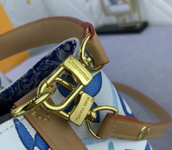 Replica Louis Vuitton LV By The Pool Monogram Tiles Canvas NeoNoe BB Bag In Lagoon Blue - Image 8