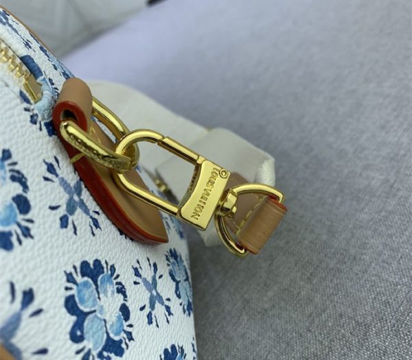 Replica Louis Vuitton LV By The Pool Monogram Tiles Canvas Speedy Bandouliere 20 Bag In Lagoon Blue - Image 7