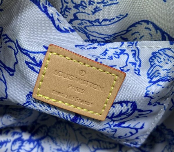 Replica Louis Vuitton LV By The Pool Monogram Tiles Canvas Speedy Bandouliere 20 Bag In Lagoon Blue - Image 8