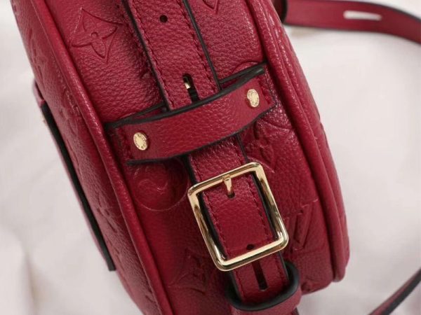 Replica Louis Vuitton Monogram Empreinte Boite Chapeau Souple MM Bag In Red - Image 7