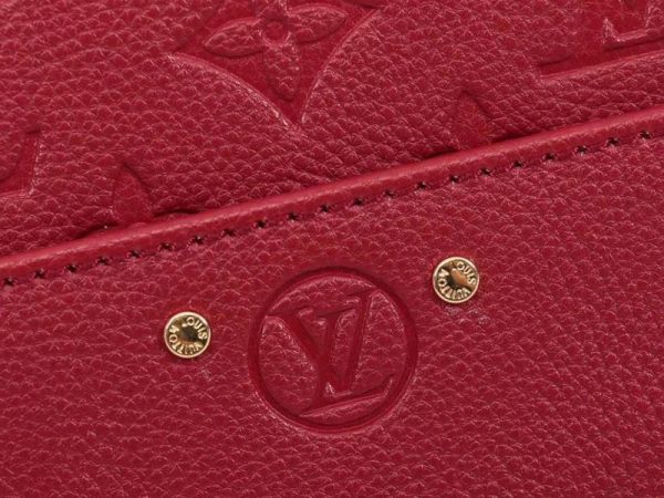Replica Louis Vuitton Monogram Empreinte Boite Chapeau Souple MM Bag In Red - Image 8