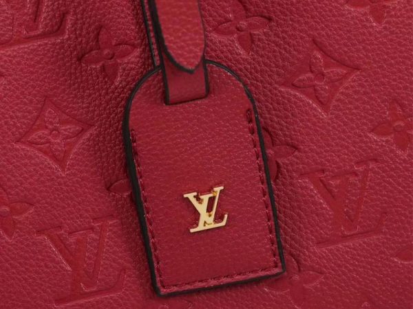 Replica Louis Vuitton Monogram Empreinte Boite Chapeau Souple MM Bag In Red - Image 9
