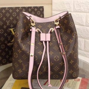Replica Louis Vuitton Monogram Canvas NeoNoe MM Bag In Rose Poudre