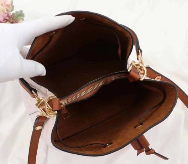 Replica Louis Vuitton Monogram Empreinte NeoNoe MM Bag In Cream - Image 5