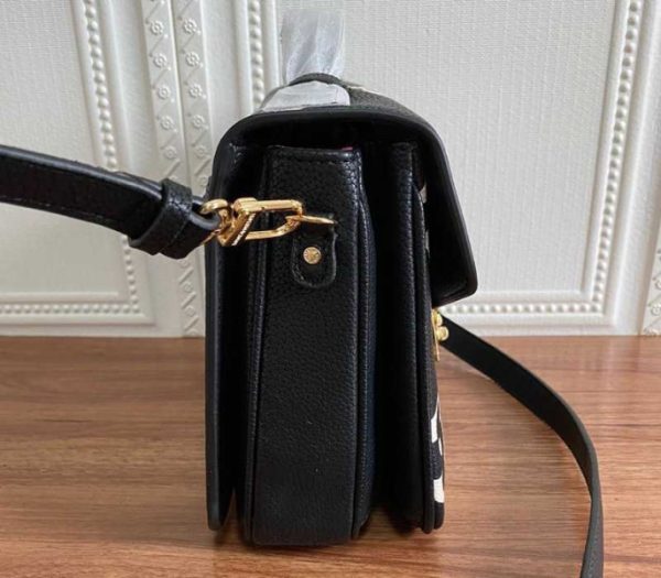Replica Louis Vuitton Bicolor Monogram Empreinte Metis Bag In Black And Beige - Image 7