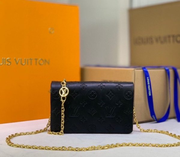Replica Louis Vuitton Coussin Pochette In Black