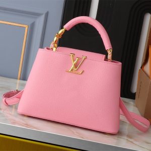 Replica Louis Vuitton Capucines BB Handbag In Pink