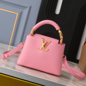 Replica Louis Vuitton Capucines Mini Capucines Handbag In Pink