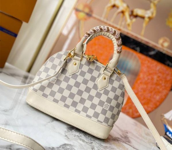 Replica Louis Vuitton Damier Azur Spring 2022 Alma BB Handbag - Image 2
