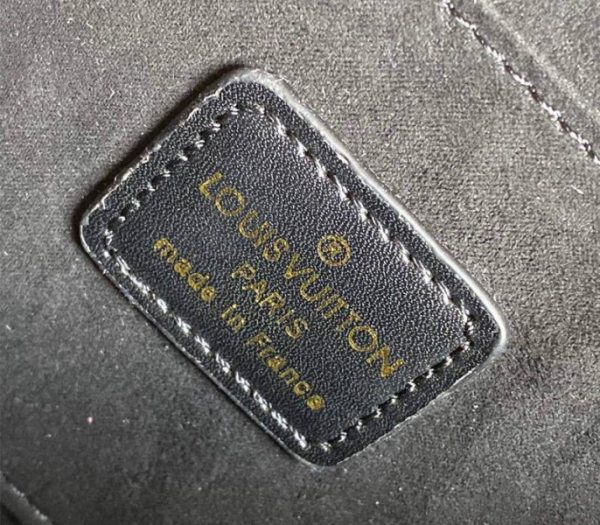 Replica Louis Vuitton Dauphine Lugano MM Bag In Black - Image 7