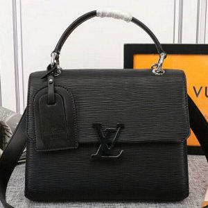 Replica Louis Vuitton Epi Leather Grenelle MM Bag In Black