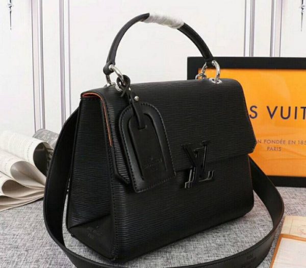 Replica Louis Vuitton Epi Leather Grenelle MM Bag In Black - Image 2